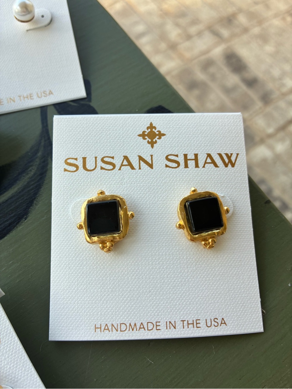 Susan Shaw Charlotte Stud Earrings! - Picture 4 of 13